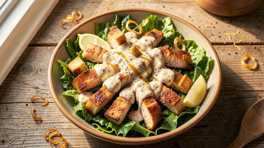 Cajun Chicken Caesar Salad Recipe: Spicy Kick Meets Creamy Celery Crown Crunch