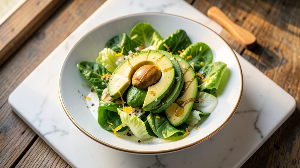 Beverly Hills Salad Recipe: Gourmet Layering With Toasted Almonds and Creamy Avocado Dressing
